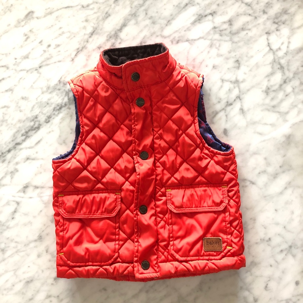 Boys Ted Baker quilted vest